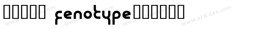 02.10 fenotype字体转换